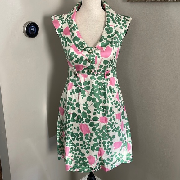 ANTHROPOLOGIE Moulinette Soeurs silk floral dress
pastel floral print pockets - Picture 2 of 16